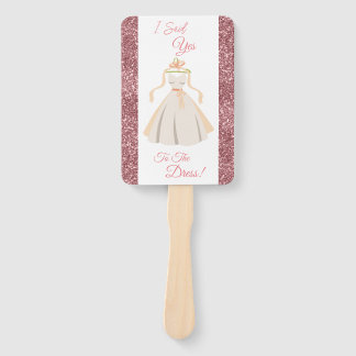 Éventail Ensemble de fans - Oui à la robe