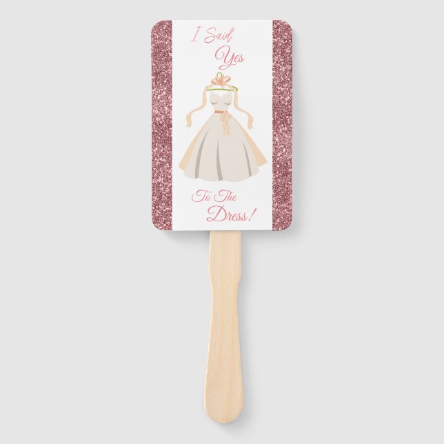 Éventail Ensemble de fans - Oui à la robe (Devant)