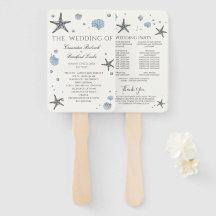 Étoile grise cérémonie de mariage coquille bleue p