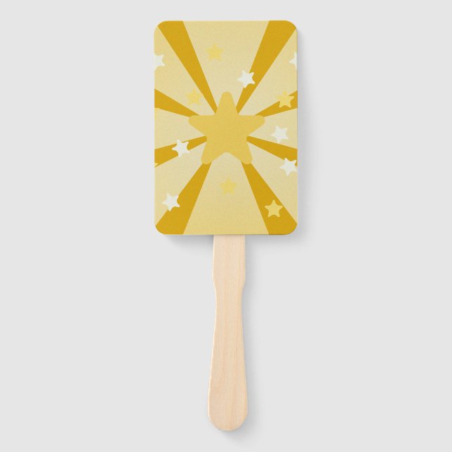 Éventail Étoile radieuse Ensemble de ventilateurs (Devant)