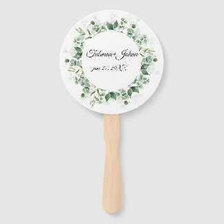Éventail Eucalyptus Rustique Mariage de verdure