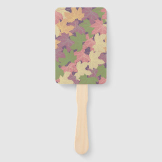 ÉVENTAIL FALLEN MAPLE FEUILLES HEUREUX AUTOMNE