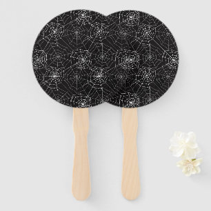 Éventail Fan de main du motif   de toile d'araignée de