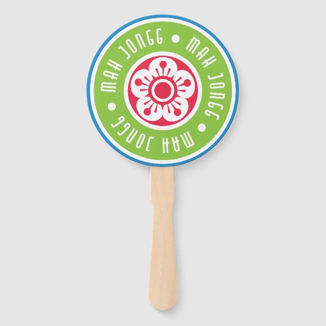 Éventail Fans de logo Mah Jongg (Devant)
