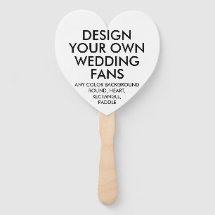 ÉVENTAIL FANS MARIAGE BLANC PERSONNALISÉS DU COEUR (10)