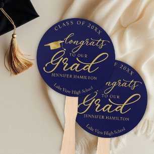 Éventail Félicitations à notre diplômé  Élégante graduation