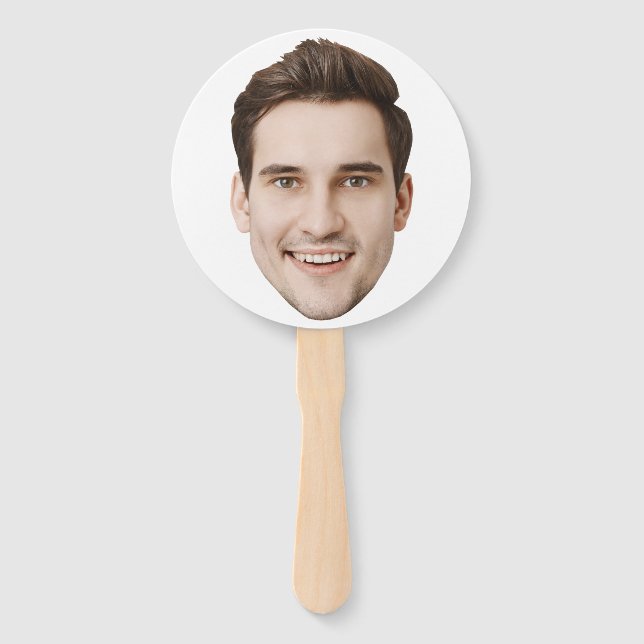 Éventail Fête de Bachelorette Visage Personnalisé Anniversa (Devant)