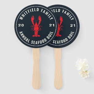 Éventail Fête de bouillie de fruits de mer 4 juillet sur me