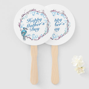 Éventail Fête des Mères Joyeuse Elégante Fan à main en cour