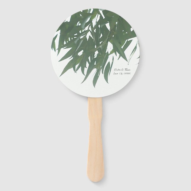 Éventail Feuilles d'eucalyptus (Devant)