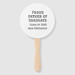 Éventail Fier père de la classe de diplômés de 20XX ajouter