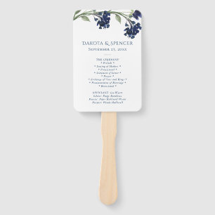 Éventail Fleur sauvage   Programme des fleurs de Bohême Ble