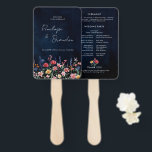 Éventail Fleur sauvage Rustic Country Boho Wedding Programm<br><div class="desc">Célébrez votre amour avec ce passionnant programme de mariage avec un design fleur sauvage aquarelle dans les tons rose, violet et vert. Parfait pour les mariages de jardin, de printemps ou de style rustique, cet invitation d'inspiration nature allie délicats accents floraux à une typographie élégante, créant une touche fantaisiste et...</div>