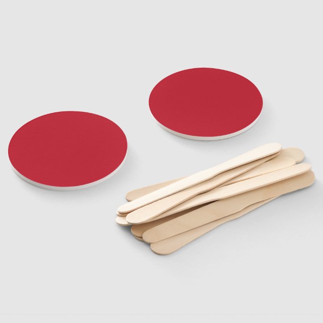 Éventail Fond Rouge Foncé  (Non-assemblé)