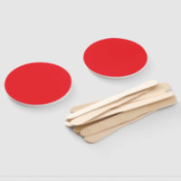Fond uni rouge solide