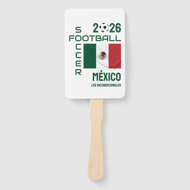 Éventail Football sur mesure MEXIQUE (Devant)