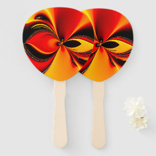 Éventail Fractale Orange Fury 