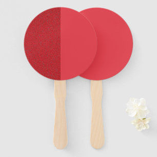 Éventail Fractionner Texture Tomate Rouge Fan Personnalisé