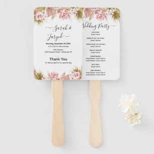 Éventail Frontière florale de Boho