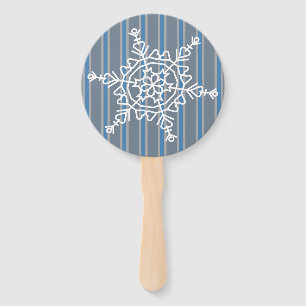 Éventail Fun and Fancy Snowflake