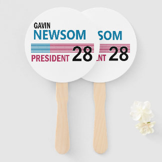 Éventail Gavin Newsom 2028