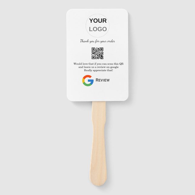 Éventail Google examen logo de l'entreprise Analyser QR exa (Devant)