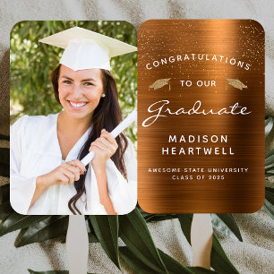 Éventail Graduation en cuivre photo sur mesure en 2025