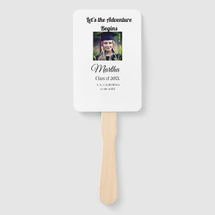 Éventail Graduation fgrats ajouter nom photo ville date cla