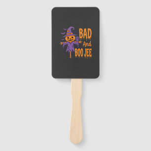 Éventail Graphisme d'épouvantail Halloween Bad And Boo Jee