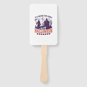Éventail Halloween de la Faucheuse Maison Hantée Jamais Tro