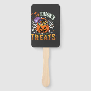 Éventail Halloween Je Fais des Tours pour des Friandises Ci