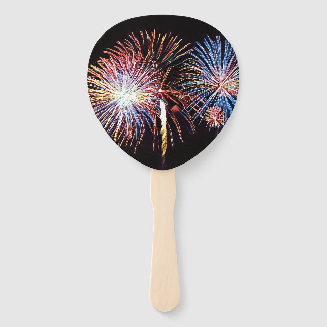 Éventail Handfan de Fireworks (Devant)