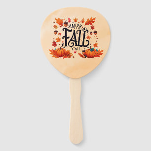 Éventail Happy Fall Y'all classique