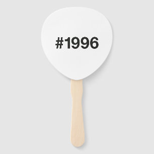 Éventail Hashtag 29 Anniversaire 1996