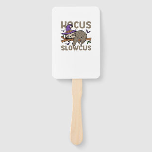 Éventail Hocus Slowcus Drôle Sloth Halloween Classique T-Sh