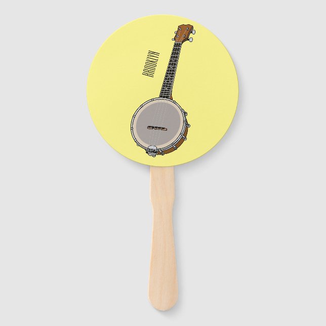 Éventail Illustration de Banjo (Devant)