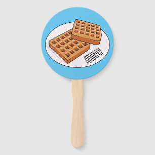 Éventail Illustration de gaufre