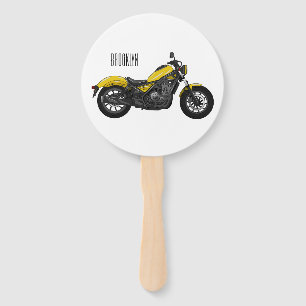 Éventail Illustration de moto Cruiser