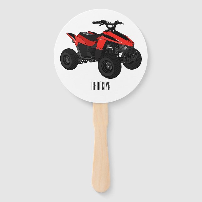 Éventail Illustration de Quad bike atv (Devant)