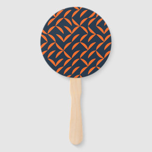 Éventail Illustration ondulée orange, cool, moderne, tendan