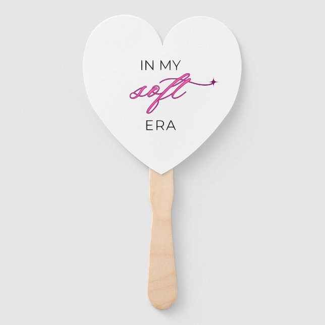 Éventail “In My Soft Era – Soft Aesthetic” (Devant)