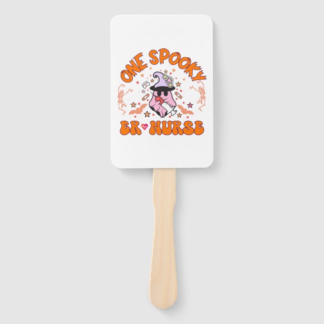 Éventail Infirmière d'Halloween - Une infirmière d'urgence  (Devant)