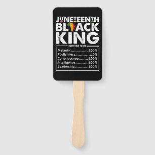 Éventail Informations nutritionnelles Juneteenth Black King