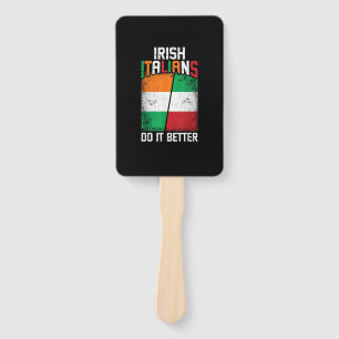 Éventail Irlandais Italien Drôle Irlandais Italiens Faire M