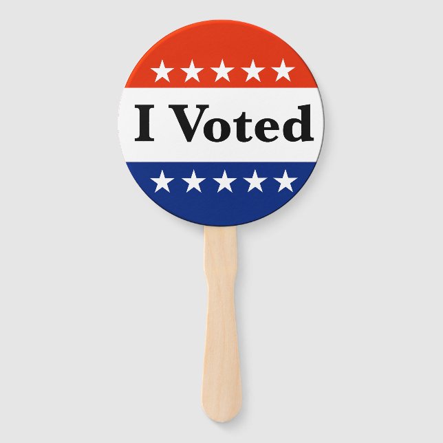 Éventail J'ai voté les élections de 2026 (Devant)