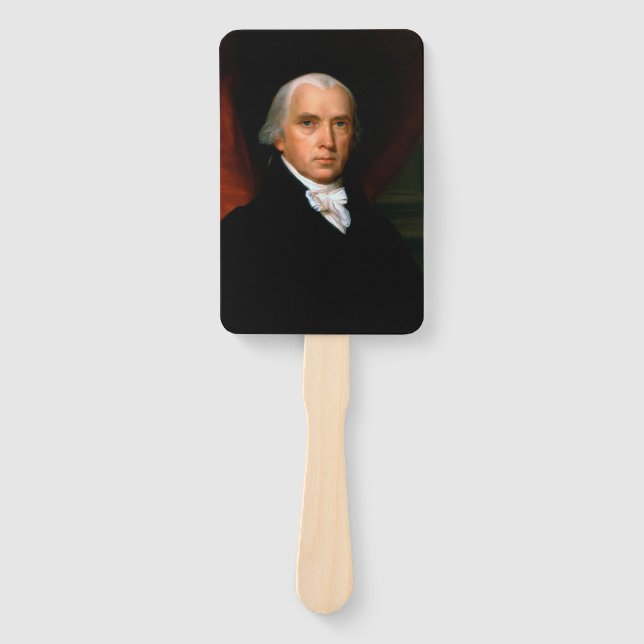 Éventail James Madison 4e Président des États-Unis (Devant)