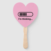 Je réfléchis... Barre de progression rose Minimali