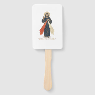 Éventail Jésus vintage je fais confiance en toi vectoriel r