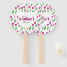 Joyeuse Saint-Valentin Tulipes roses