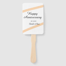 Joyeux anniversaire de mariage lignes pastel orang